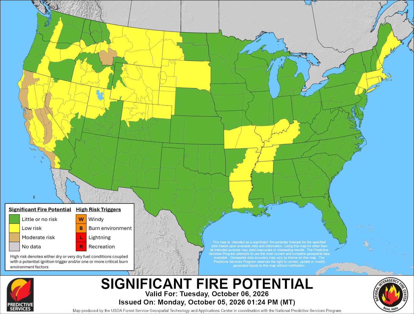 Significant Fire Potential - Day 2