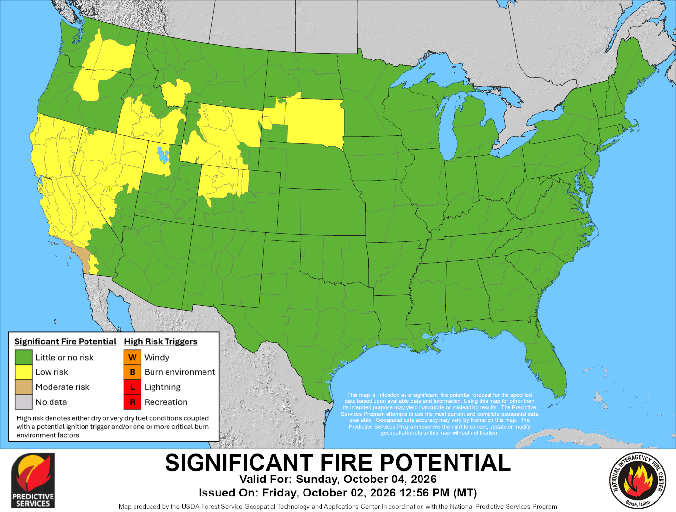 Significant Fire Potential - Day 3
